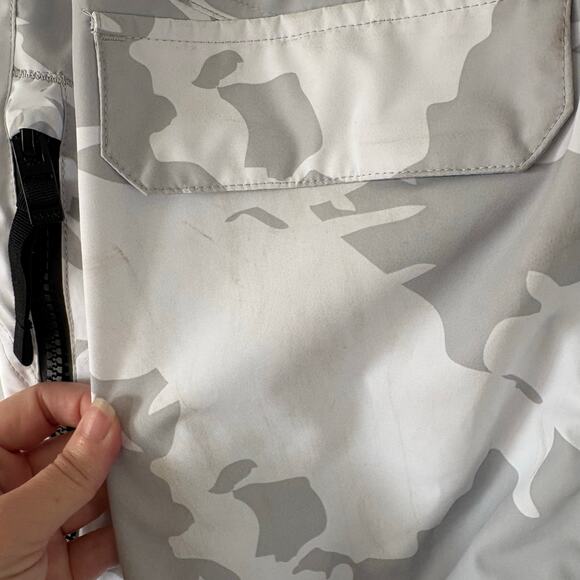 Dope Antek  Snow Snowboarding Pants Sz M Gray Camo Adjustable Insulated - Picture 3 of 8